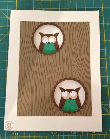 Stampin Up Owl Punch Greeting Card