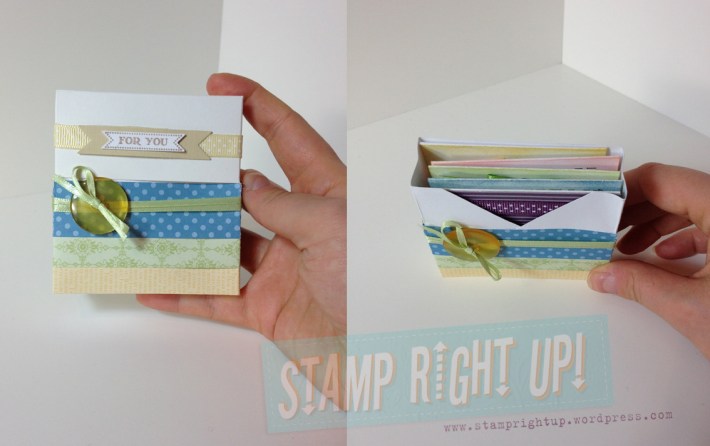 3x3 Note Card Gift Set - Front & Inside View