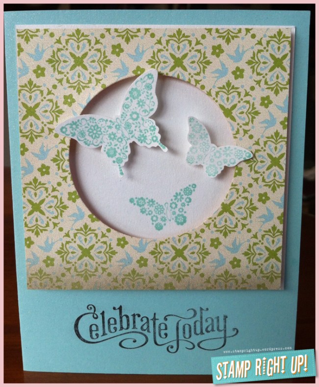 Papillion Potpourri window card Papillion Potpourri window card