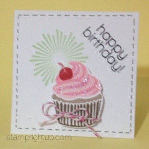 Cupcake Birthday Note Card