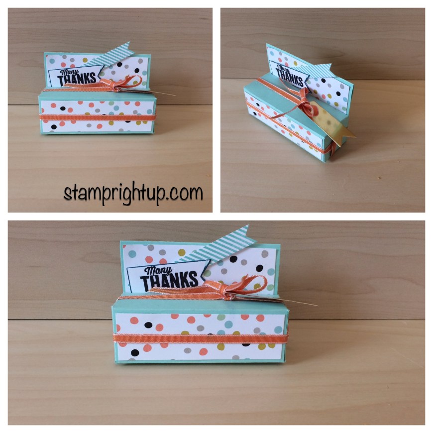 Stampin Up Avon Lip balm box by Wendie Bee of Stamp RIght Up Montreal