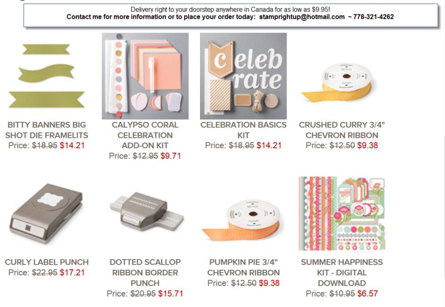 Stamp RIght Up Canadian Craft Supply Stamping Scrapbooking