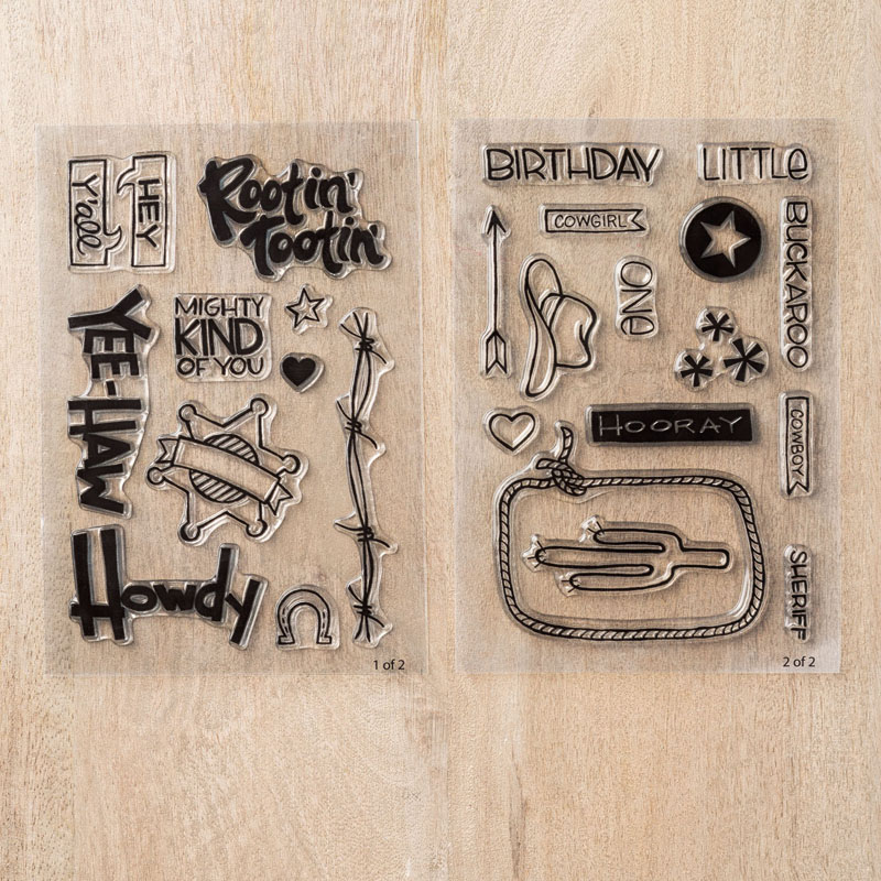 Yee Haw Western Rodeo Girls & Boys Themed Stamp Set purchase at Stamp Right Up