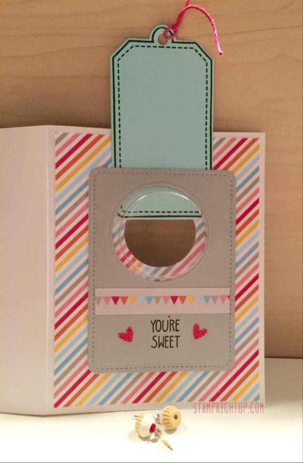 Miss Kitty Creations Scented Cupcake earrings Gift Card Stamp Right Up