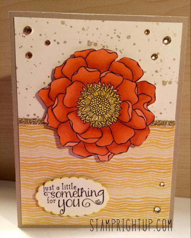 Stampin Up Blended Bloom Calypso Coral Blendabilities by Stamp Right Up