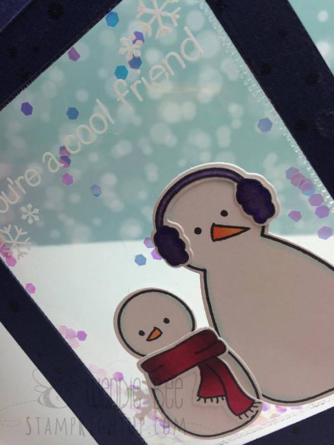 Lawn Fawn_Making Frosty Friends_Wendie Bee_Stamp RIght Up_CHristmas_Shaker Card_5