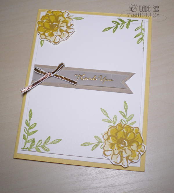 Stampin Up Sale A Bration Photopolymer Two Step Stamping What I Love Video Tutorial by Wendie Bee of Stamp Right Up