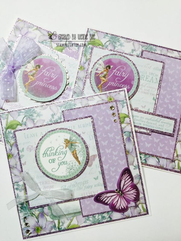 Kaisercraft Fairydust_Card_Wendie Bee_Stamp Right Up