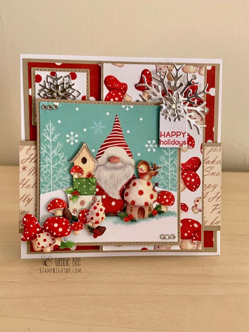 It's Snome Time Card by Wendie Bee Stamp Right Up