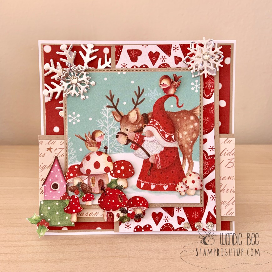 It's Snome Time Card by Wendie Bee Stamp Right Up