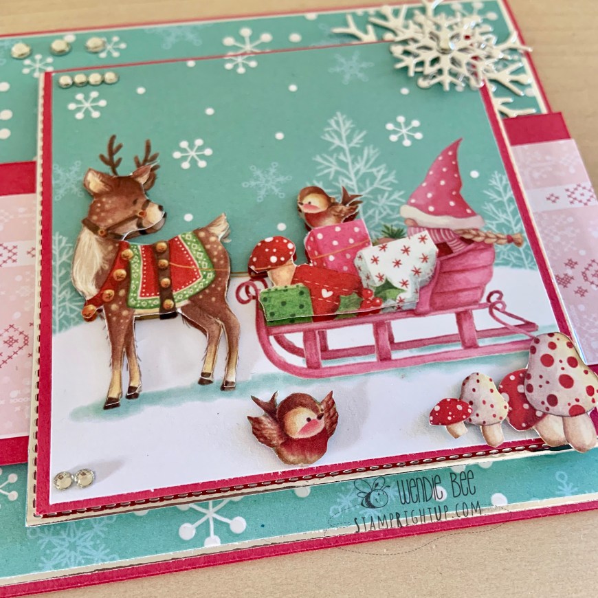 It's Snome Time Card by Wendie Bee Stamp Right Up